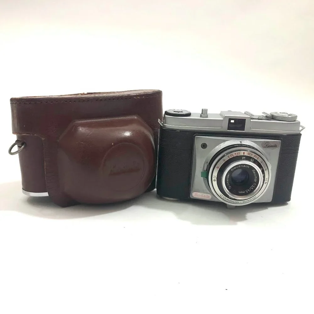 Kodak Retinette with Schneider Kreuznach Reomar 45mm f3.5 lens Compur Rapid